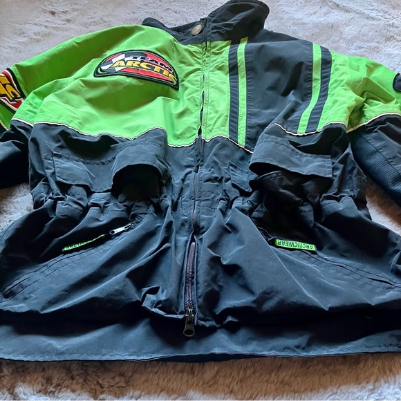 Vintage 90s Authentic Team Arctic Cat Snowmobile Goretex Jacket, mint condition - Picture 3 of 8